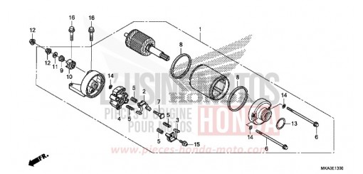 MOTEUR DE DEMARRAGE NC750XAG de 2016